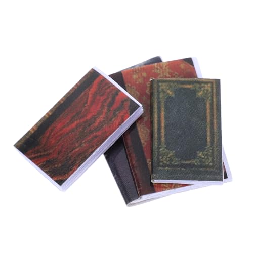ABOOFAN 4 Stück Miniatursimulationsbuch zum Thema Buch Minibücher für Puppenhaus Mini-Buchmodell kleine Bücher Mini-Puppenhauszubehör Miniaturbücher Handwerk Plastik ABOOFAN 4 Stück Miniatursimulationsbuch zum Thema Buch Minibücher für Puppenhaus Mini-Buchmodell kleine Bücher Mini-Puppenhauszubehör Miniaturbücher Handwerk Plastik von ABOOFAN