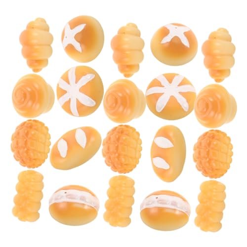 ABOOFAN 40 Stück Teiliges Miniatur Realistische Künstliche Brotdarstellung für Puppenhaus Detailreiche Resin Brotmodelle Lebensechte Mini Lebensmittel für DIY Basteln und Küchen Dekoration ABOOFAN 40 Stück Teiliges Miniatur Realistische Künstliche Brotdarstellung für Puppenhaus Detailreiche Resin Brotmodelle Lebensechte Mini Lebensmittel für DIY Basteln und Küchen Dekoration von ABOOFAN