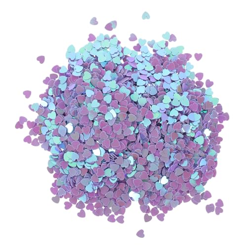 ABOOFAN 5er-pack Nagelkunst-aufkleber Mit Herz-pailletten 4 Mm Glitzer-aufkleber Für Party-dekorationen Bastelzubehör von ABOOFAN