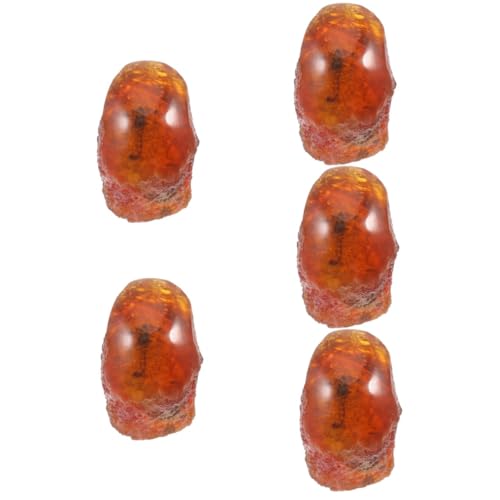 ABOOFAN 5 Stück Bernsteinfossil - -exemplar Bernsteinfarbenes Insekt Bernsteine Bernstein -ornament Insektenproben Bernstein-sammlung Insekten Bernstein Harz ABOOFAN 5 Stück Bernsteinfossil - -exemplar Bernsteinfarbenes Insekt Bernsteine Bernstein -ornament Insektenproben Bernstein-sammlung Insekten Bernstein Harz von ABOOFAN