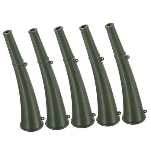 ABOOFAN 5 Stück Teiliges Kunststoff Trainingshorn Langlebig und Sicher für Lautstarkes Outdoor Trainingshorn für Camping Sportveranstaltungen und Partys Tragbar und Vielseitig Einsetzbar von ABOOFAN