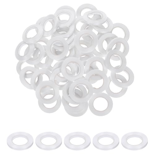 ABOOFAN 50 Stück Ballonband gekräuseltes Kräuselband weißes Kräuselband Band für Luftballons DIY -Bandhandwerk dekorative Hochzeitsbänder Party-Curling-Bänder Ballonzubehör Plastik von ABOOFAN