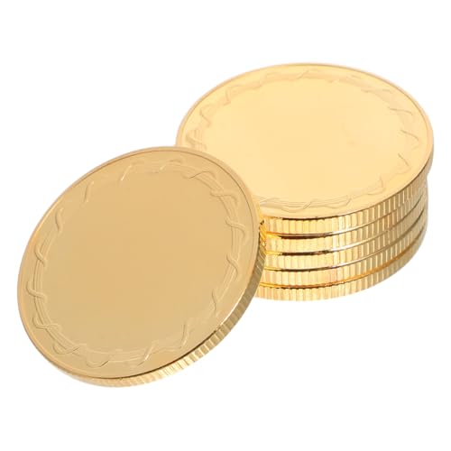 ABOOFAN 6 Stück Diy Blank Coins Uv Druck und Gravur Challenge Münzen für Kreative Bastelprojekte Geburtstagsgeschenke und Reise Andenken von ABOOFAN