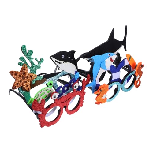 ABOOFAN 6 Stück Teiliges Cartoon Meeres Tierbrillen Kinderparty Sonnenbrillen Wiederverwendbar Robustes Design Für Strand Kostüme Und Unterwasser Themenfeiern ABOOFAN 6 Stück Teiliges Cartoon Meeres Tierbrillen Kinderparty Sonnenbrillen Wiederverwendbar Robustes Design Für Strand Kostüme Und Unterwasser Themenfeiern von ABOOFAN