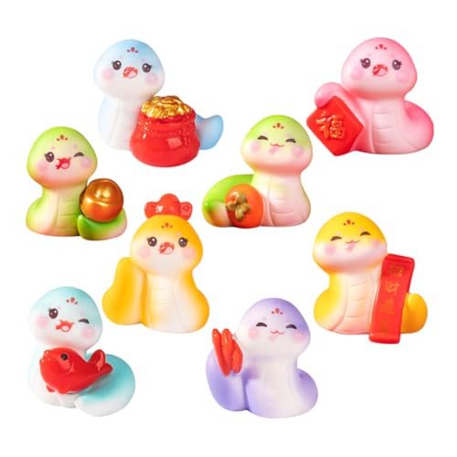 ABOOFAN Mini-schlangenfiguren-Set Aus Kunstharz Chinesisches Sternzeichen Feng Shui Glücksschlange für Das Chinesische Neujahr 2025 ABOOFAN Mini-schlangenfiguren-Set Aus Kunstharz Chinesisches Sternzeichen Feng Shui Glücksschlange für Das Chinesische Neujahr 2025 von ABOOFAN