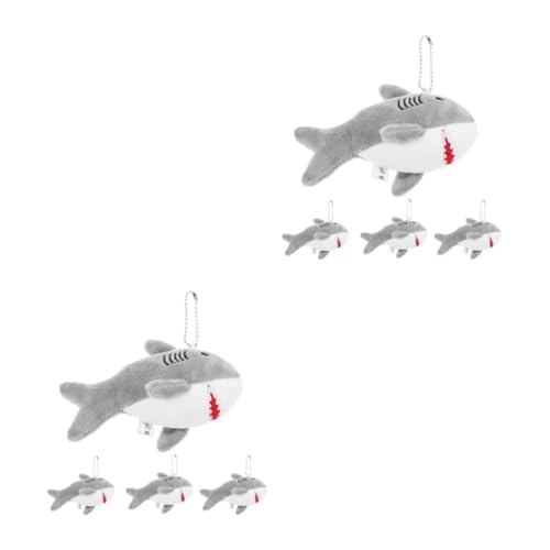 ABOOFAN 8 Stück Cartoon Shark Puppe Plüschtiere als Stofftiere Weihnachtsplüschtier Ausgestopfter Hai-Schlüsselanhänger Mini Stofftierpuppe Schlüsselanhänger mit Tierfüllung Metall Grau ABOOFAN 8 Stück Cartoon Shark Puppe Plüschtiere als Stofftiere Weihnachtsplüschtier Ausgestopfter Hai-Schlüsselanhänger Mini Stofftierpuppe Schlüsselanhänger mit Tierfüllung Metall Grau von ABOOFAN
