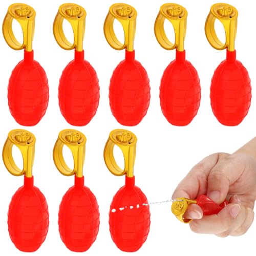 ABOOFAN 8 Stück Sprayring aus Kunststoff, Spielzeug, Wassersprüher, Witze, für Erwachsene, Spielzeug, Geräuschgenerator im Freien, für Kinder, Strand, Baby ABOOFAN 8 Stück Sprayring aus Kunststoff, Spielzeug, Wassersprüher, Witze, für Erwachsene, Spielzeug, Geräuschgenerator im Freien, für Kinder, Strand, Baby von ABOOFAN