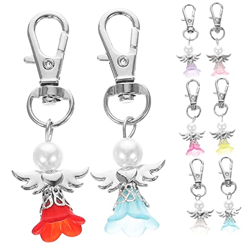 ABOOFAN 8Stücke Schlüsselanhänger Set Romantische Hochzeitsgeschenke Engelsornament Schlüsselhalter für Gedenkschlüsselketten und Gepäckzubehör für Feiertage ABOOFAN 8Stücke Schlüsselanhänger Set Romantische Hochzeitsgeschenke Engelsornament Schlüsselhalter für Gedenkschlüsselketten und Gepäckzubehör für Feiertage von ABOOFAN