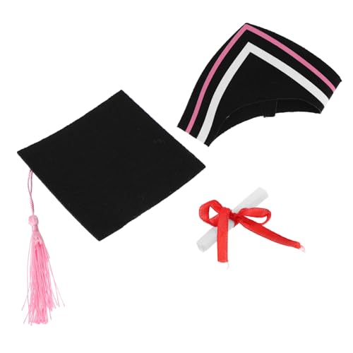 ABOOFAN Abschlussbär Kostümset für Plüschtiere mit Mütze und Kuscheltier Kleidung für Bachelor und Doktoranden zur Graduierung von ABOOFAN