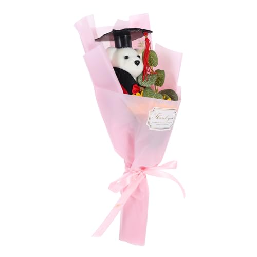 ABOOFAN Abschlusssaison -simulationsstrauß Abschluss-süßigkeitsstrauß Graduationsparty Gefälligkeiten Gefüllter Blumenstrauß Graduierung Bär Puppe Blumenstrauß Stofftierstrauß Plastik Rosa ABOOFAN Abschlusssaison -simulationsstrauß Abschluss-süßigkeitsstrauß Graduationsparty Gefälligkeiten Gefüllter Blumenstrauß Graduierung Bär Puppe Blumenstrauß Stofftierstrauß Plastik Rosa von ABOOFAN