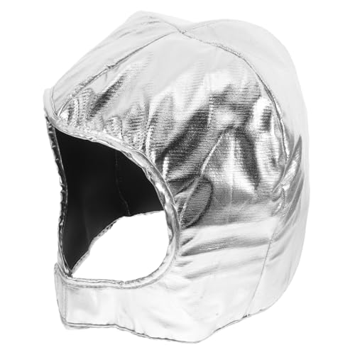 ABOOFAN Astronautenhut Astronauten-kopfbedeckung Astronautenkostüm Weltraumhut Astronaut Verkleiden Sich Geburtstagsparty-cosplay Weltraumkostüm Polyester Silver von ABOOFAN