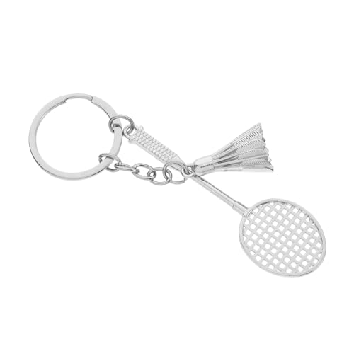 ABOOFAN Badmintonschläger-Schlüsselanhänger Hängende Ornamente Tasche hängende Dekoration Mini-Schläger-Schlüsselanhänger Schlüsselanhänger mit Badminton-Anhänger Zinklegierung Silber ABOOFAN Badmintonschläger-Schlüsselanhänger Hängende Ornamente Tasche hängende Dekoration Mini-Schläger-Schlüsselanhänger Schlüsselanhänger mit Badminton-Anhänger Zinklegierung Silber von ABOOFAN