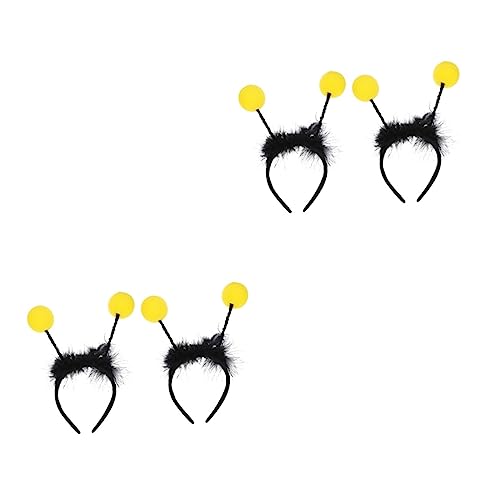 ABOOFAN Biene Stirnband Stirnband 4 Stück Kostüm Für Glühen Zubehör Für Erwachsene Halloween-kostüm Kostüme Led-bienen- Antennen- Bommel Haarreifen Make-up Kleidung Kugelkopf ABOOFAN Biene Stirnband Stirnband 4 Stück Kostüm Für Glühen Zubehör Für Erwachsene Halloween-kostüm Kostüme Led-bienen- Antennen- Bommel Haarreifen Make-up Kleidung Kugelkopf von ABOOFAN