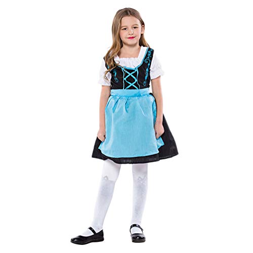 ABOOFAN Bierkleidung Rollenspielkleidung Bühnenkleidung Kreatives Mädchen Cosplay Kostüm (Blau Schwarz Größe) von ABOOFAN
