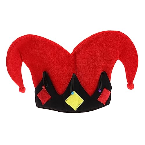 ABOOFAN Clown-kostümzubehör Clown-mütze Lustiger Narrenhut Clown-hut Schräger Clownhut Cosplay Kopf Dekorativer Mithelfer Narrenmütze Party-cosplay-kostü -hut Abschlussball ABOOFAN Clown-kostümzubehör Clown-mütze Lustiger Narrenhut Clown-hut Schräger Clownhut Cosplay Kopf Dekorativer Mithelfer Narrenmütze Party-cosplay-kostü -hut Abschlussball von ABOOFAN