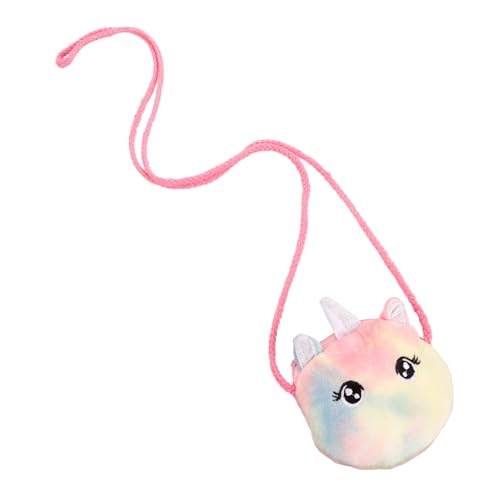 ABOOFAN Einhorn Umhängetasche für Verstellbare Plüsch Schultertasche im Cartoon Einhorntasche zur Aufbewahrung von Münzen Karten und Kleinen Gegenständen ABOOFAN Einhorn Umhängetasche für Verstellbare Plüsch Schultertasche im Cartoon Einhorntasche zur Aufbewahrung von Münzen Karten und Kleinen Gegenständen von ABOOFAN