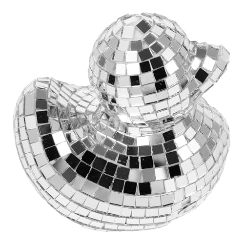 ABOOFAN Spiegelnde Diskokugel Ente Kreative Dekoration Für Partys Hochzeiten Und Weihnachten Stabile Und Langlebige Tischdekoration Im Enten-Design Für Festliche Anlässe von ABOOFAN
