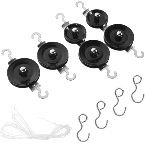 ABOOFAN Flaschenzug-Set Physik-Experimente Labor-Wissenschafts-Kit Flaschenzüge Mit Halter Und Seil Für Schüler Im Naturwissenschaftlichen Unterricht von ABOOFAN