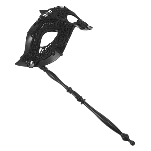 ABOOFAN Halbgesichts Maske mit Stab Leichte Spitzen Masquerade für Damen und Herren Vielseitig für Halloween Karneval Maskenball Kostümparty Prom und Bühnenauftritte Schwarz ABOOFAN Halbgesichts Maske mit Stab Leichte Spitzen Masquerade für Damen und Herren Vielseitig für Halloween Karneval Maskenball Kostümparty Prom und Bühnenauftritte Schwarz von ABOOFAN