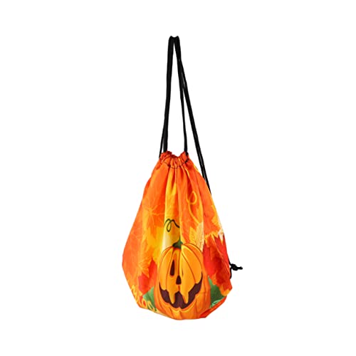 ABOOFAN Kürbis-Bonbontüten Halloween-Tasche mit Kordelzug halloween behälter für süßigkeiten halloween süßigkeiten eimer Taschen Geisterfestival-Süßigkeitsbeutel lustige Kürbistasche von ABOOFAN