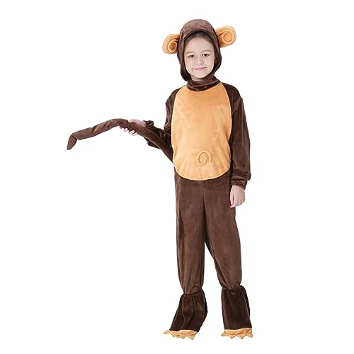 ABOOFAN Halloweenkostüm halloween set faschings kostüme Affenkostüm für Kinder Tieroverall für Kinder kleidung Baby-Outfits Rollenspielkostüm für Kinder mit bilden Kleinkind von ABOOFAN