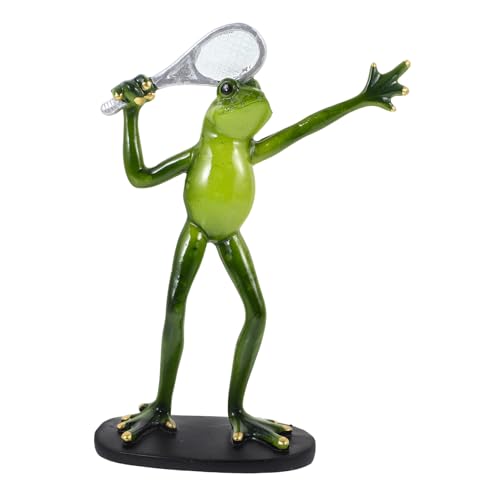 ABOOFAN Harz Frosch Figur Garten Dekoration Frosch Ornament Indoor Outdoor Schmuck Naturdetails Für Zuhause Und Terrasse von ABOOFAN