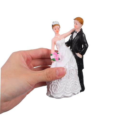 ABOOFAN Hochwertige Resin Hochzeitspaar Statue Braut und Bräutigam Figurine als Vielseitiger Cake Topper und Dekorative Tischdekoration für Hochzeit und Bridal Shower ABOOFAN Hochwertige Resin Hochzeitspaar Statue Braut und Bräutigam Figurine als Vielseitiger Cake Topper und Dekorative Tischdekoration für Hochzeit und Bridal Shower von ABOOFAN