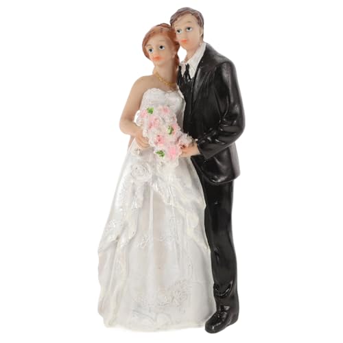 ABOOFAN Hochzeitstortenfigur Brautpaar aus Resin Dekorative Tortenaufsatz für Hochzeitsfeiern Langlebige und Sichere Materialien Einzigartiges Design für Besondere Anlässe für Tische und ABOOFAN Hochzeitstortenfigur Brautpaar aus Resin Dekorative Tortenaufsatz für Hochzeitsfeiern Langlebige und Sichere Materialien Einzigartiges Design für Besondere Anlässe für Tische und von ABOOFAN