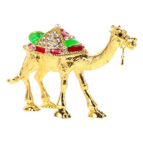 ABOOFAN Kasten Kamel-schmuckkästchen Kristallfiguren Handstatue Kamel Zubehör Wüstenkamel- Figuren-ohrring Schmuckstücke Kamelfiguren Hand Kamelprodukte Aluminiumlegierung Golden ABOOFAN Kasten Kamel-schmuckkästchen Kristallfiguren Handstatue Kamel Zubehör Wüstenkamel- Figuren-ohrring Schmuckstücke Kamelfiguren Hand Kamelprodukte Aluminiumlegierung Golden von ABOOFAN