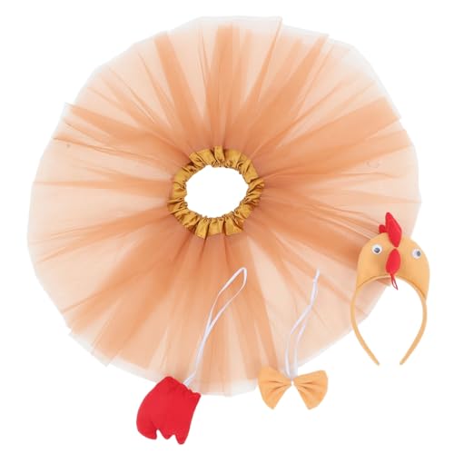 ABOOFAN Kostümset Hühner Kostüm für Erwachsene Haarreif Tutu und Fliege Teiliges Set für Ostern Karneval und Halloween für Cosplay und Bühnenauftritte ABOOFAN Kostümset Hühner Kostüm für Erwachsene Haarreif Tutu und Fliege Teiliges Set für Ostern Karneval und Halloween für Cosplay und Bühnenauftritte von ABOOFAN