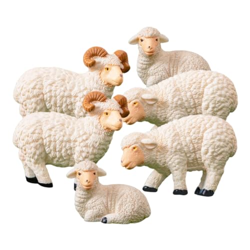 ABOOFAN Mini Schafe Figuren Gartendeko Figuren Miniatur Schaf Figuren Aus Resin Lebendige Schaf Statuen Für Garten Und Dekoration Realistische Schaf Modelle Für Kreative Landschaften Und Büro Deko ABOOFAN Mini Schafe Figuren Gartendeko Figuren Miniatur Schaf Figuren Aus Resin Lebendige Schaf Statuen Für Garten Und Dekoration Realistische Schaf Modelle Für Kreative Landschaften Und Büro Deko von ABOOFAN