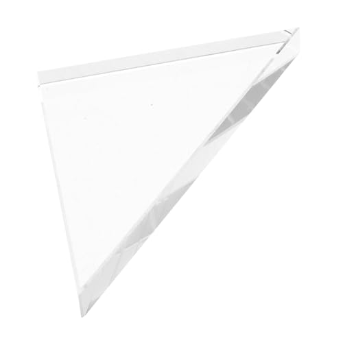 ABOOFAN Optisches Glas Dreiecksprisma Präzises Transparentes Prisma für Physikunterricht Langlebig Schülerfreundlich Vielseitig für Optische Experimente und Lichtbrechung von ABOOFAN
