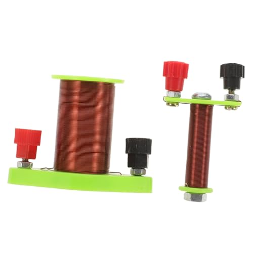 ABOOFAN Physik Experiment Kupferspule Elektromagnetische Induktionsspule mit Originalsekundärspule für Lenzsche Gesetz Lehrversuch Elektromagnetische Induktion Solenoidcoil von ABOOFAN