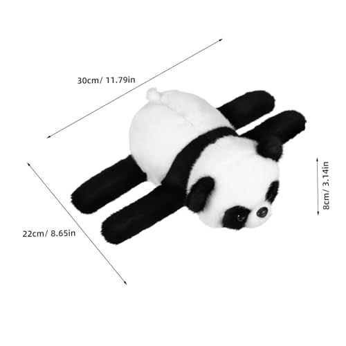 ABOOFAN Plüsch Panda Slap Armband Kuscheliges Tier Snap Wristband für Mädchen und Jungen Weiches Stofftier Armband als Partyzubehör und Langlebiges Tiermotiv Vielseitig Verwendbar von ABOOFAN