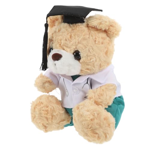 ABOOFAN Plüschbär Outfit Niedlicher Abschlussbär für Medizinstudenten Multifunktionales Kuscheltier Dekoration und Fotorequisit für Abschlussfeiern Einzigartiges für Abschluss ABOOFAN Plüschbär Outfit Niedlicher Abschlussbär für Medizinstudenten Multifunktionales Kuscheltier Dekoration und Fotorequisit für Abschlussfeiern Einzigartiges für Abschluss von ABOOFAN