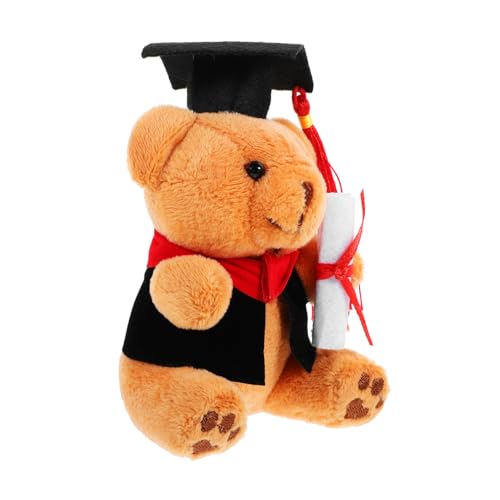 ABOOFAN Plüschbär Schlüsselanhänger Doktorbär Anhänger Cartoon Stofftier für Abschlussfeier Süßes zur Bestandenen Prüfung Accessoire für Taschen und Schlüssel ABOOFAN Plüschbär Schlüsselanhänger Doktorbär Anhänger Cartoon Stofftier für Abschlussfeier Süßes zur Bestandenen Prüfung Accessoire für Taschen und Schlüssel von ABOOFAN