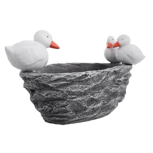 ABOOFAN Einzigartiger Dekorativer Blumentopf Kreativer Pflanztopf Aus Kunstharz Mit Vogelfigur Für Das Home Office Kunstpflanze ABOOFAN Einzigartiger Dekorativer Blumentopf Kreativer Pflanztopf Aus Kunstharz Mit Vogelfigur Für Das Home Office Kunstpflanze von ABOOFAN