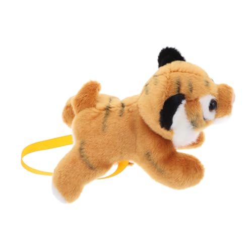 ABOOFAN Schulterplüschtiger Puppe Lustiges Cartoon Tiger Kuscheltier für Dschungelpartys Weiches Plüschmaterial für Erwachsene Innovatives Schulterstand Design ABOOFAN Schulterplüschtiger Puppe Lustiges Cartoon Tiger Kuscheltier für Dschungelpartys Weiches Plüschmaterial für Erwachsene Innovatives Schulterstand Design von ABOOFAN