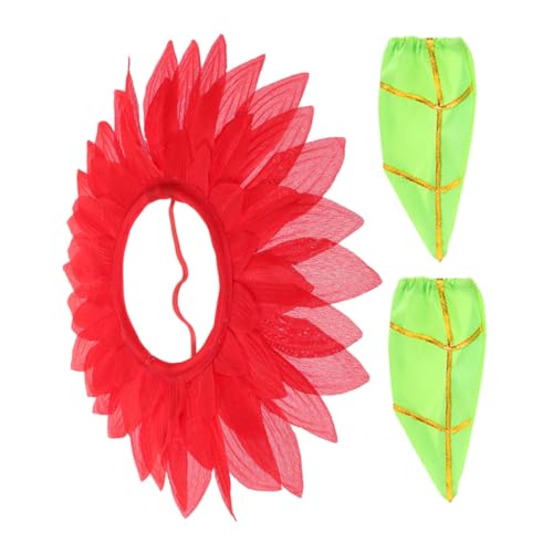 ABOOFAN Sonnenblumen Kostümhut aus Filz für Kinder und Teenager Lustige Blumen Kopfbedeckung für Cosplay und Halloween Leichte und Bequeme Party Requisite von ABOOFAN