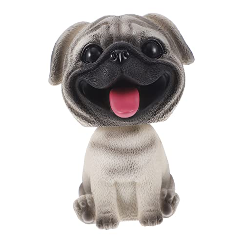 ABOOFAN Wackelkopf Hund Dekoration Für Auto Niedliche Pug Figur Als Kuchenverzierung Lustiges Hund Ornament Für Armaturenbrett Und Wohnraum Resin Hundeschmuck ABOOFAN Wackelkopf Hund Dekoration Für Auto Niedliche Pug Figur Als Kuchenverzierung Lustiges Hund Ornament Für Armaturenbrett Und Wohnraum Resin Hundeschmuck von ABOOFAN