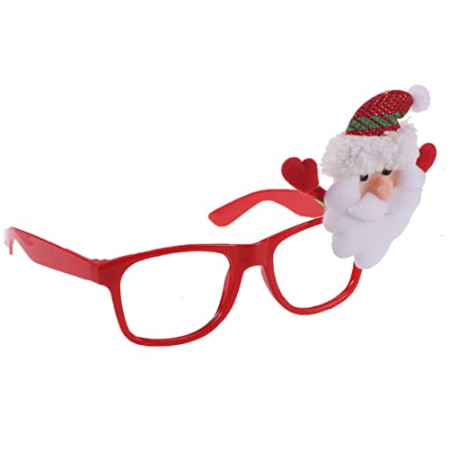 ABOOFAN Weihnachtsmann-Brille Cosplay-Kostüm Weihnachtsmann-Kostüm Neuartige Sonnenbrille Dekorationen Sonnenbrille Für Kinder Urlaubsbrille Kostümbrille Party-Sonnenbrille von ABOOFAN