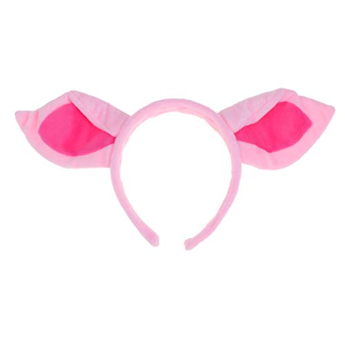 Superweiche Ohr Stirnband Halloween Tier Cosplay Pink Puppy Ear Headwear Kostümfest Haarband Bühne Leistung Prop (Pink) von ABOOFAN