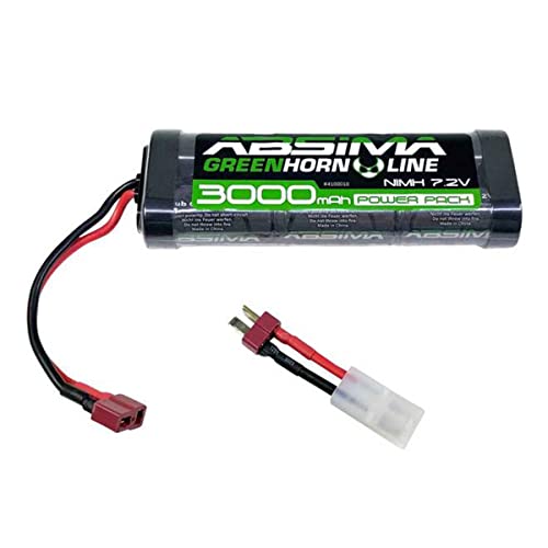 Absima 4100010 NiMH Akku Batterie, Grün von Absima