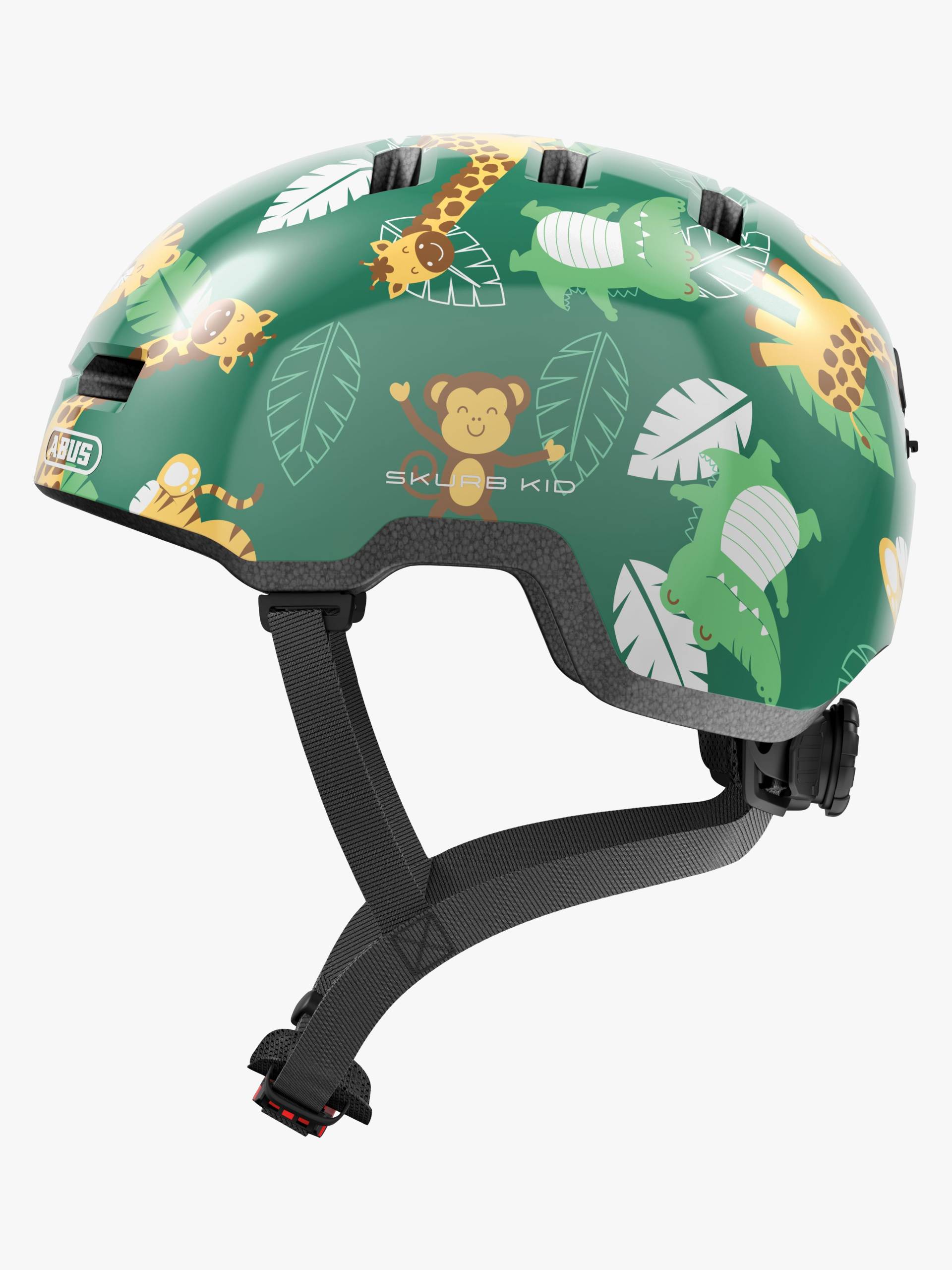 ABUS Skurb Kid Helm, Green Jungle von ABUS