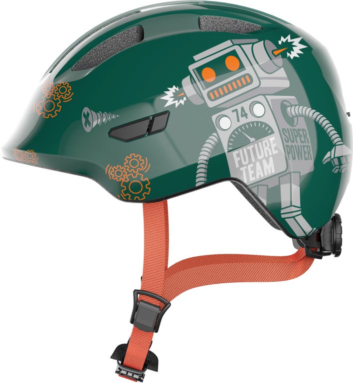 ABUS Smiley Helm, Green Robo, 50-55 von ABUS