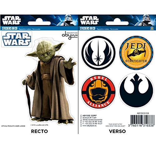 ABYstyle ABYDCO159 - Aufkleber, Star Wars Yoda/Symbole ABYstyle ABYDCO159 - Aufkleber, Star Wars Yoda/Symbole von ABYSTYLE