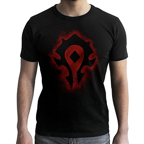 ABYstyle Herren T-Shirt World of Warcraft Horde, Schwarz (XS) von ABYSTYLE
