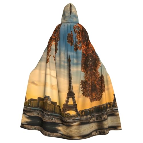 ABYchdd Eiffelturm Paris Herbst Druck Halloween Erwachsene Kapuzenumhang Unisex Kapuzenmantel Umhang Langer Umhang für Cosplay/Party ABYchdd Eiffelturm Paris Herbst Druck Halloween Erwachsene Kapuzenumhang Unisex Kapuzenmantel Umhang Langer Umhang für Cosplay/Party von ABYchdd