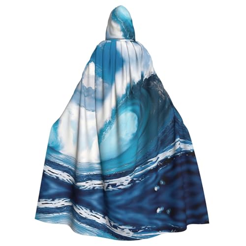 ABYchdd Großer Ozeanwellen-HD-Druck, Halloween-Umhang mit Kapuze, Unisex, langer Umhang für Cosplay/Party ABYchdd Großer Ozeanwellen-HD-Druck, Halloween-Umhang mit Kapuze, Unisex, langer Umhang für Cosplay/Party von ABYchdd