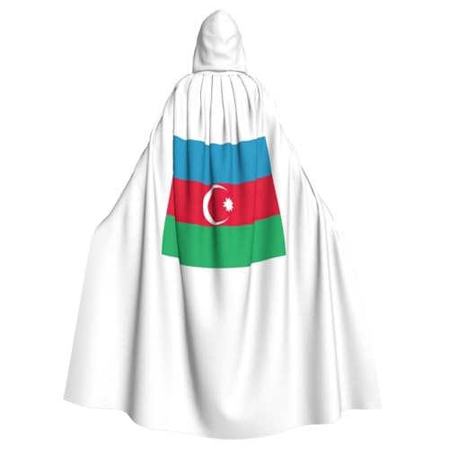 ABYchdd Kapuzenumhang mit Aserbaidschan-Aufdruck für Halloween, Erwachsene, Unisex, mit Kapuze, langer Umhang für Cosplay/Party ABYchdd Kapuzenumhang mit Aserbaidschan-Aufdruck für Halloween, Erwachsene, Unisex, mit Kapuze, langer Umhang für Cosplay/Party von ABYchdd